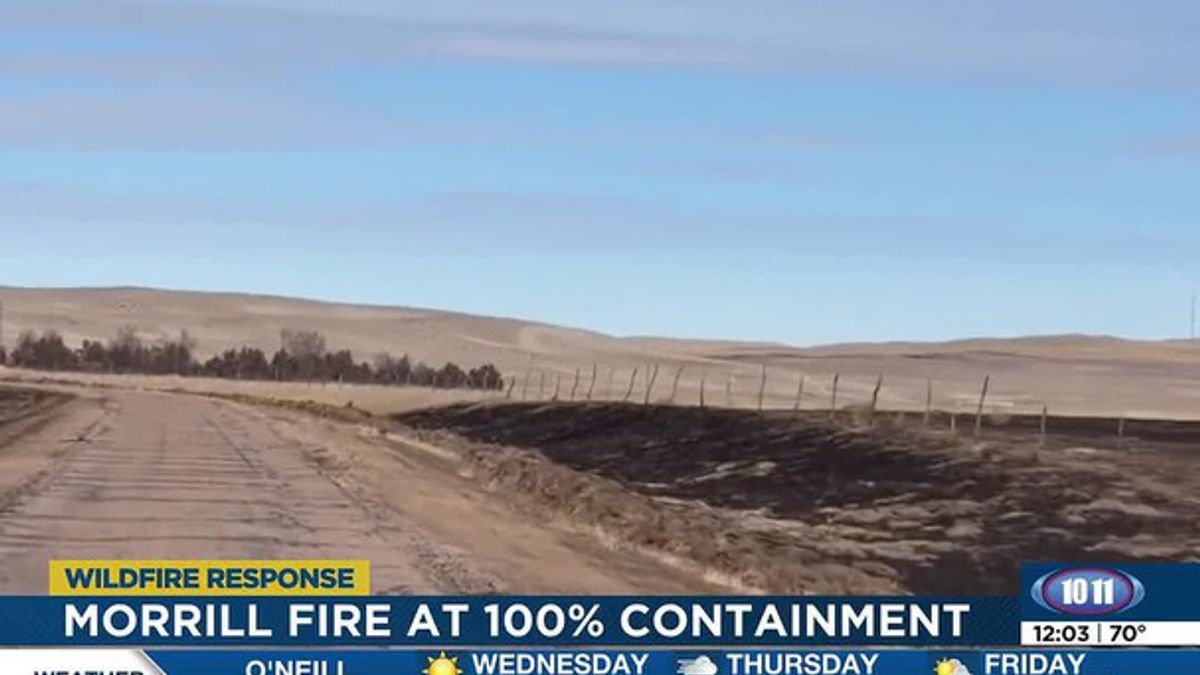 Morrill fire reaches major milestone with 100% containment | Haystack News