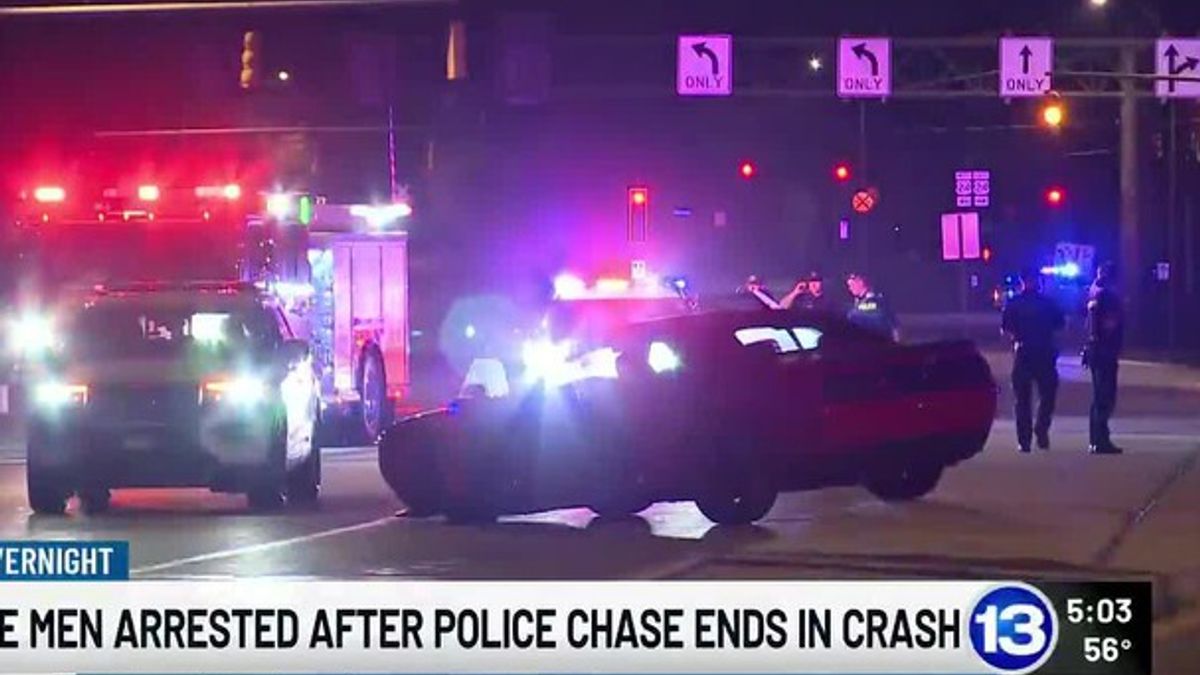 3 arrested after cross-state police chase ends in a crash | Haystack News