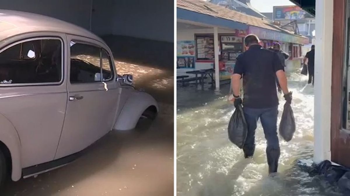 Newport Beach, Long Beach race to clean up flood damage as higher tides ...