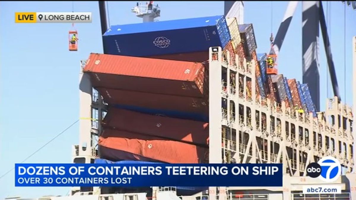 Coast Guard working to offload damaged shipping containers at Port of ...