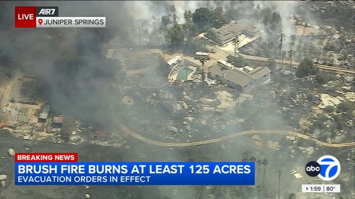 Brush fires in Riverside County prompt evacuation orders and warnings ...