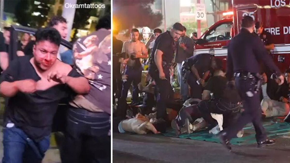 30 injured after car plows through crowd in East Hollywood, driver ...