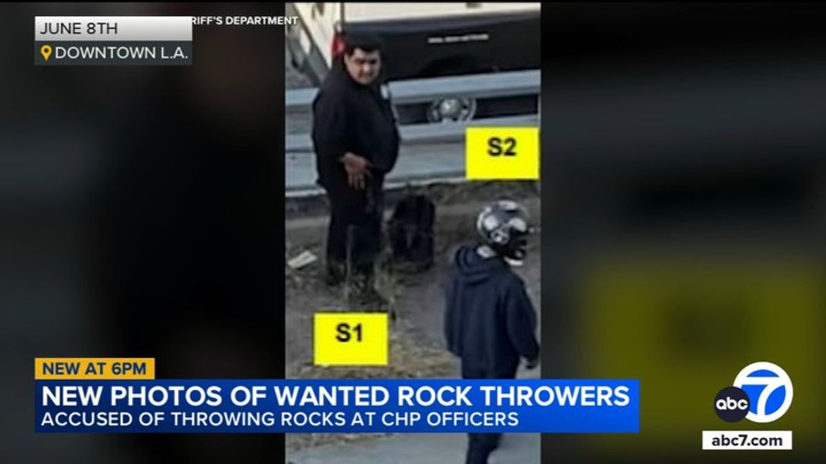 New photos released of suspects accused of throwing rocks at agents ...