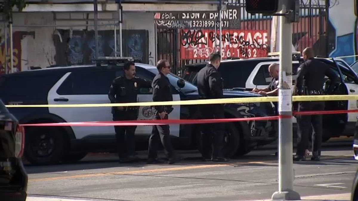 Police shoot man allegedly armed with sharp object in Koreatown ...