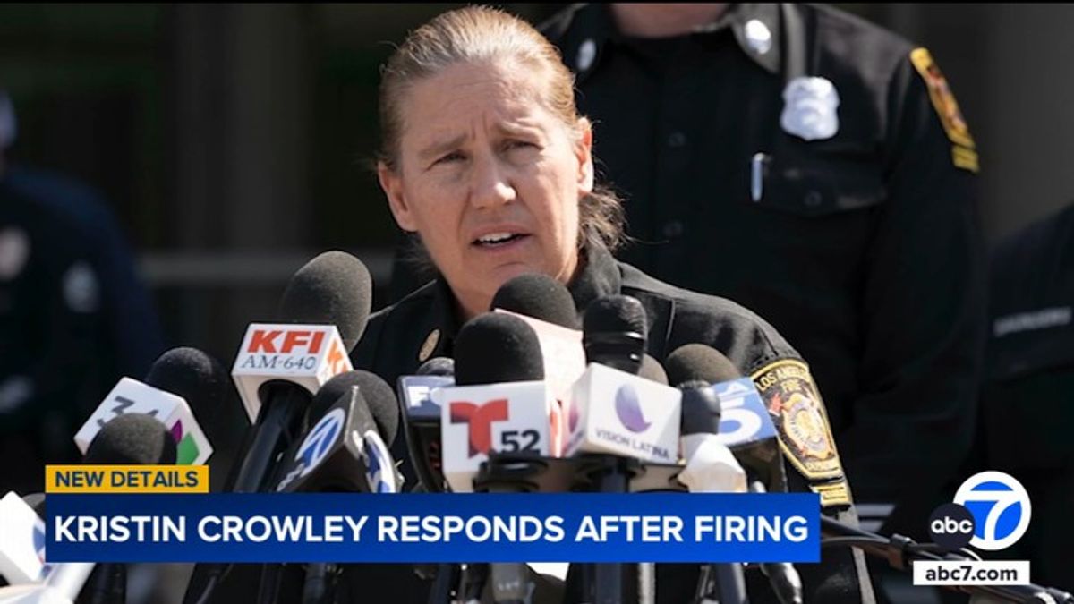 Ex-Los Angeles Fire Department Chief Kristin Crowley breaks silence ...