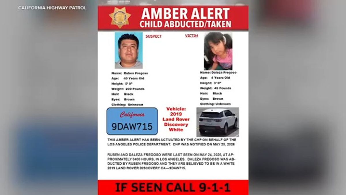 Amber Alert for missing girl tied to LA death investigation; suspect ID ...