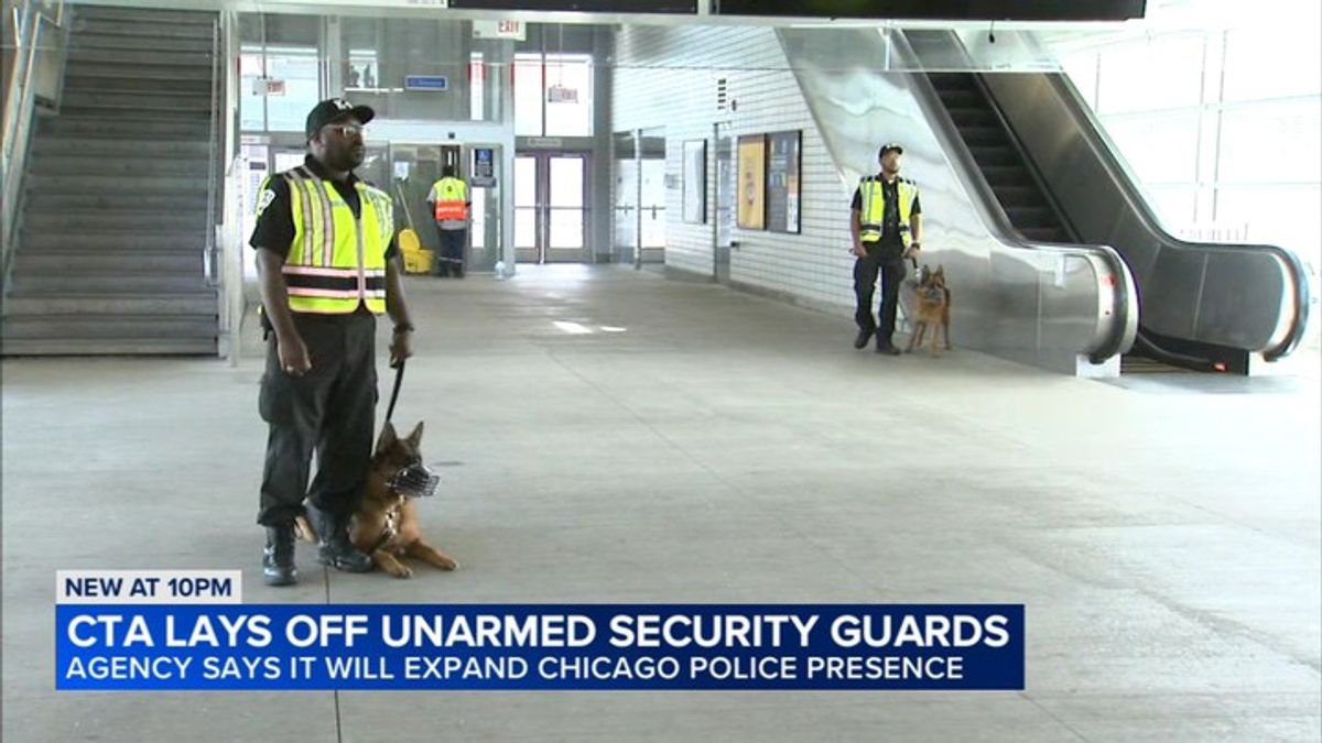 CTA lays off unarmed guards, redirects funds to police and other ...