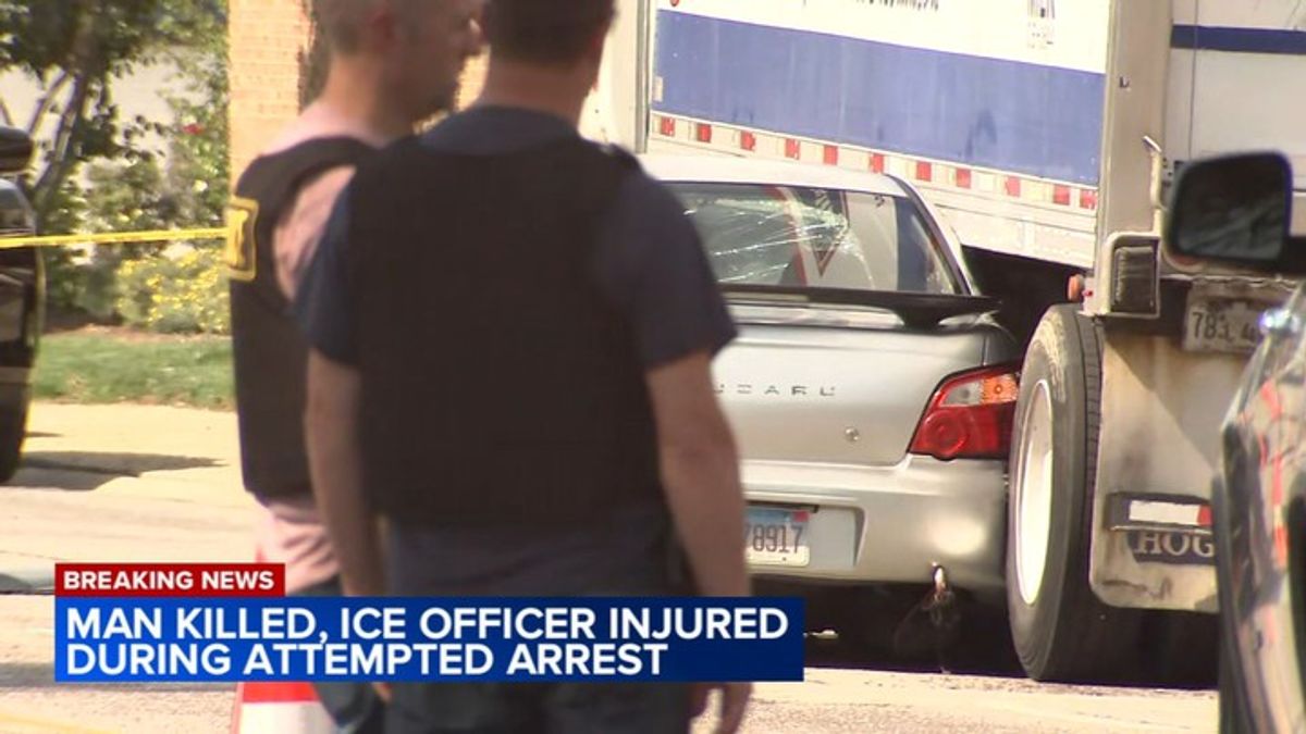 Suspect fatally shot after dragging ICE officer with vehicle in Chicago ...