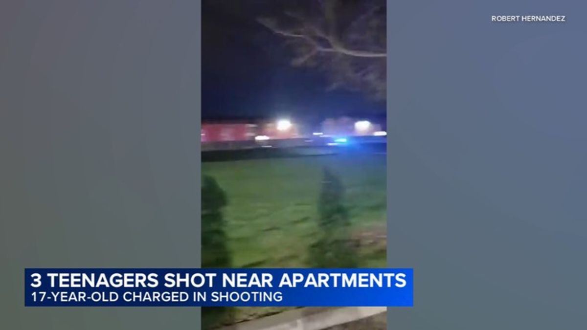 17-year-old suspect charged after 3 teens shot near apartment complex ...