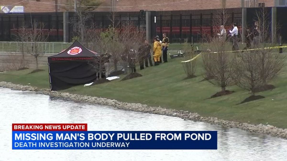 Missing man's body found in retention pond in Elk Grove Village, police ...