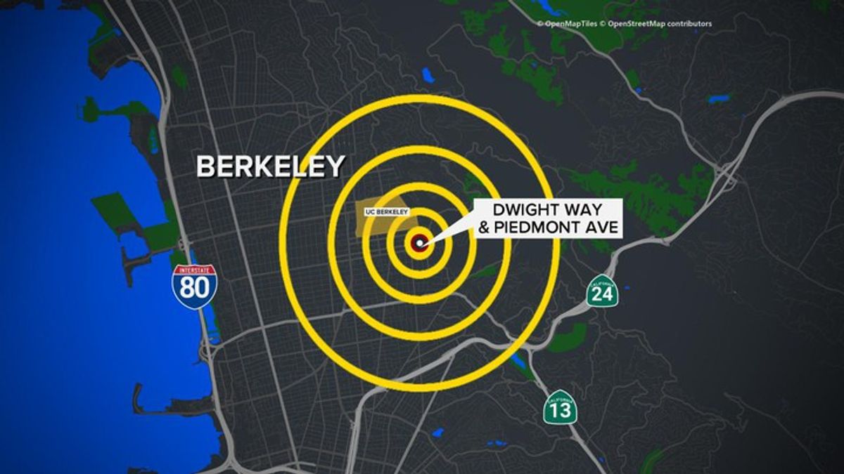 Several aftershocks rattle Berkeley, near epicenter of Monday morning's ...