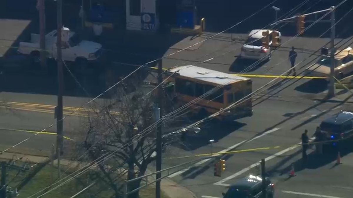 31-year-old woman struck by school bus while crossing street in ...