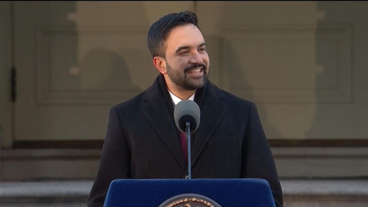 Zohran Mamdani speaks at public inauguration as New York City mayor ...