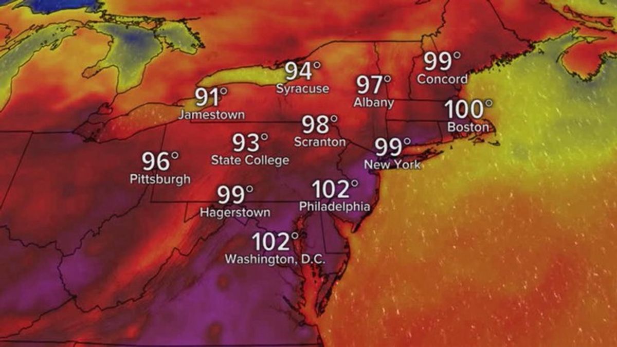 Life-threatening, record-breaking weather and temperatures across the ...