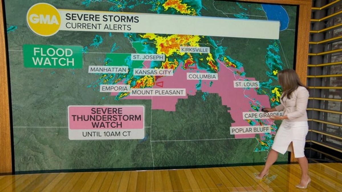 Tracking severe weather headed for Midwest | Haystack News