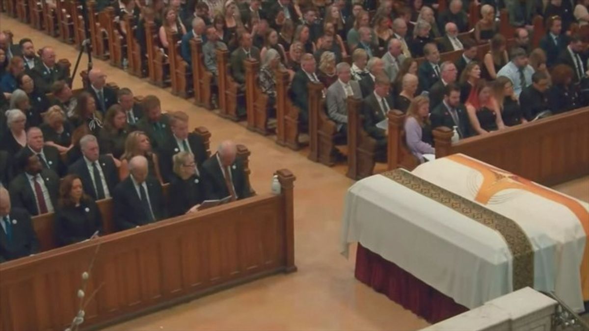 Funeral service underway for slain lawmaker Melissa Hortman and husband ...