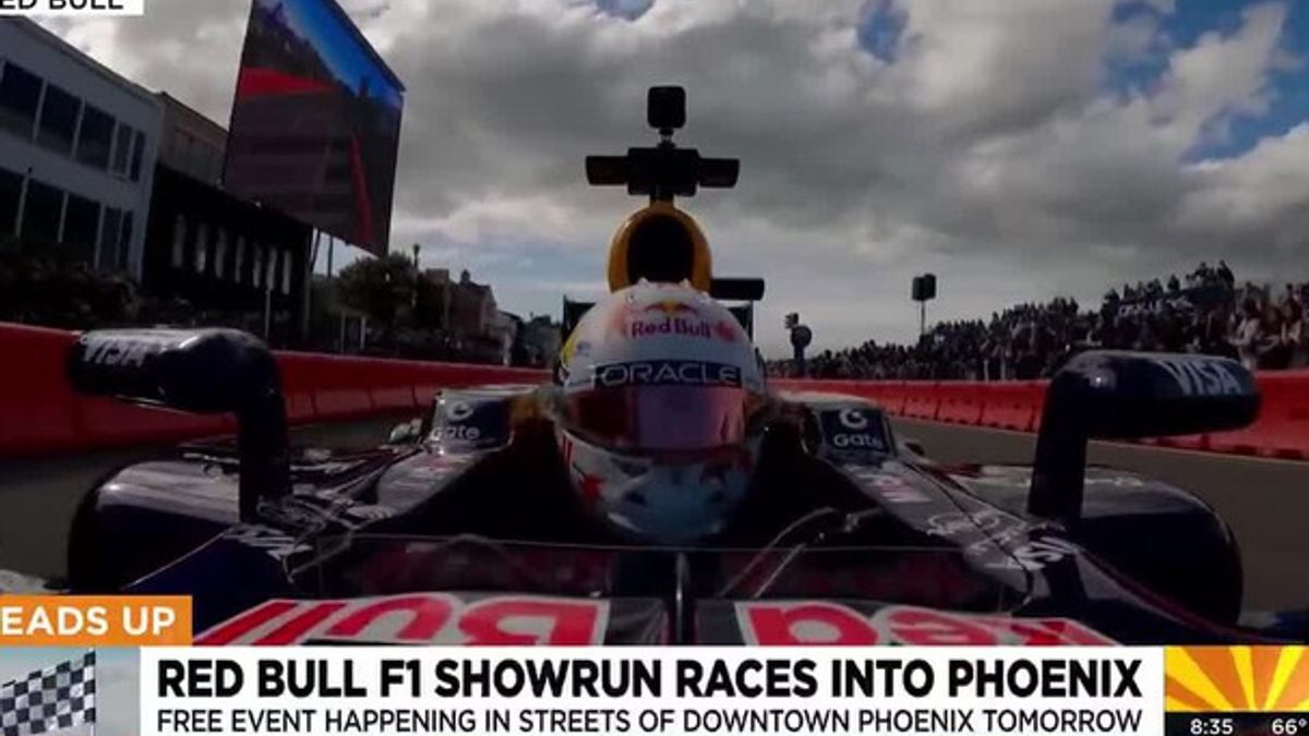 Free Red Bull F1 Showrun brings race cars to Downtown Phoenix ...