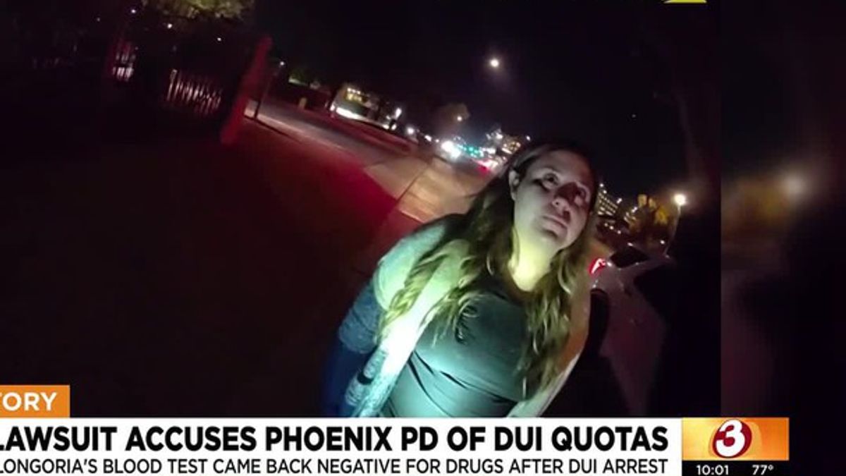 Lawsuit alleges Phoenix police made up details for DUI arrest to meet ...