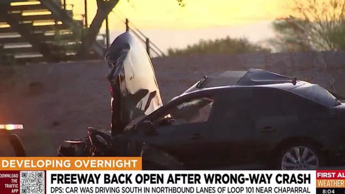 Loop 101 reopens after wrong-way crash in Scottsdale | Haystack News