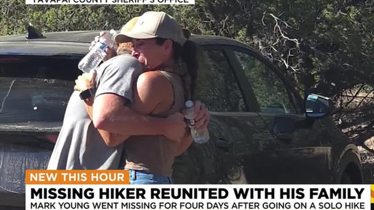 Hiker reunited with family after missing for 4 days | Haystack News