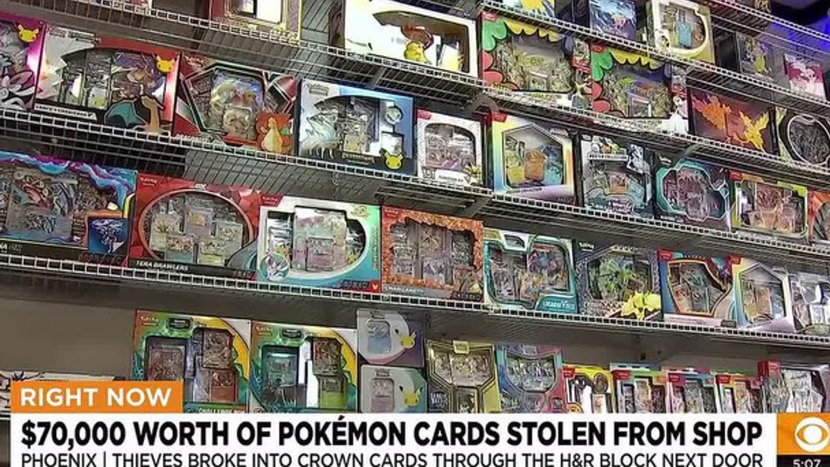 Thieves steal $70k worth of Pokémon cards from Phoenix store | Haystack ...
