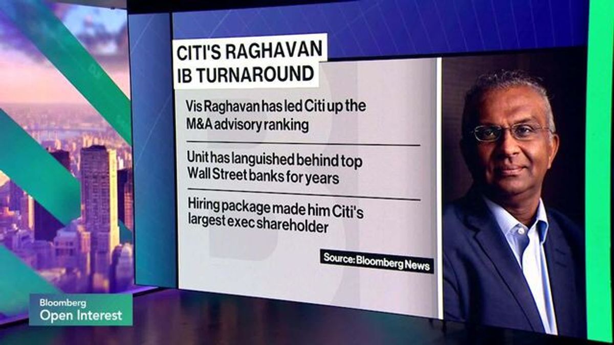 Citi's Raghavan Is Contender to Succeed CEO Fraser | Haystack News