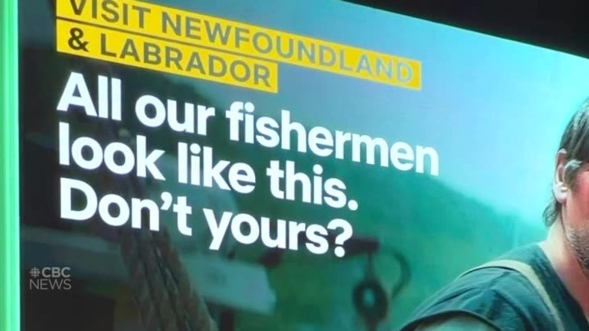 Do N.L. fishermen look like this? Times Square billboard lures tourists ...