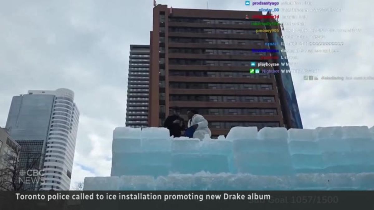 Drake’s ice block stunt creates fan chaos in downtown Toronto ...