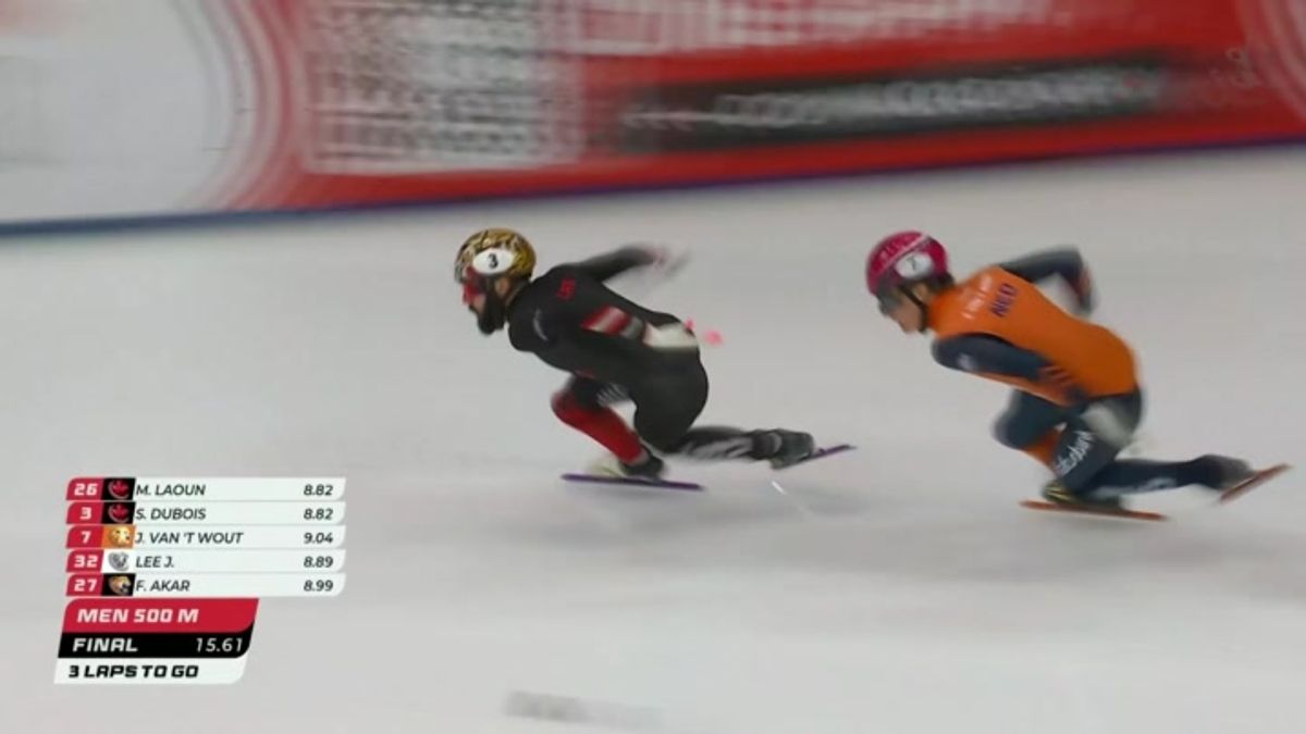 Montreal's Maxime Laoun captures silver in 500m at Short Track World ...