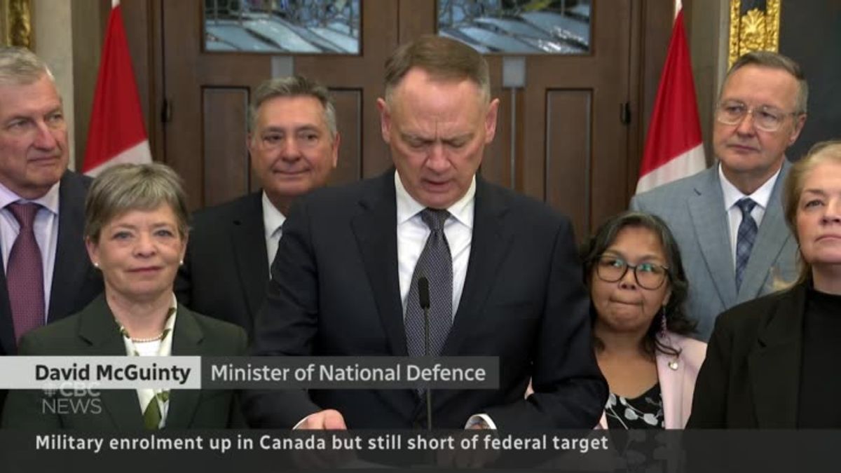Canadian military reaches recruitment high, falls short of personnel ...