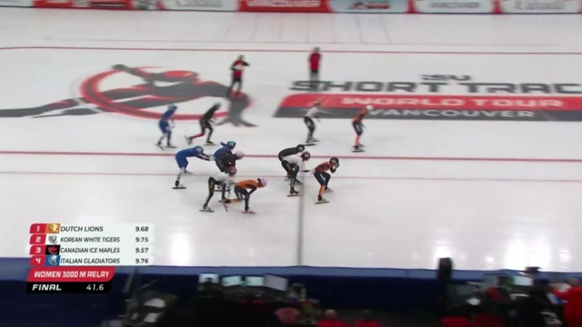 Canadian Ice Maples claim gold in women's relay at Short Track World ...