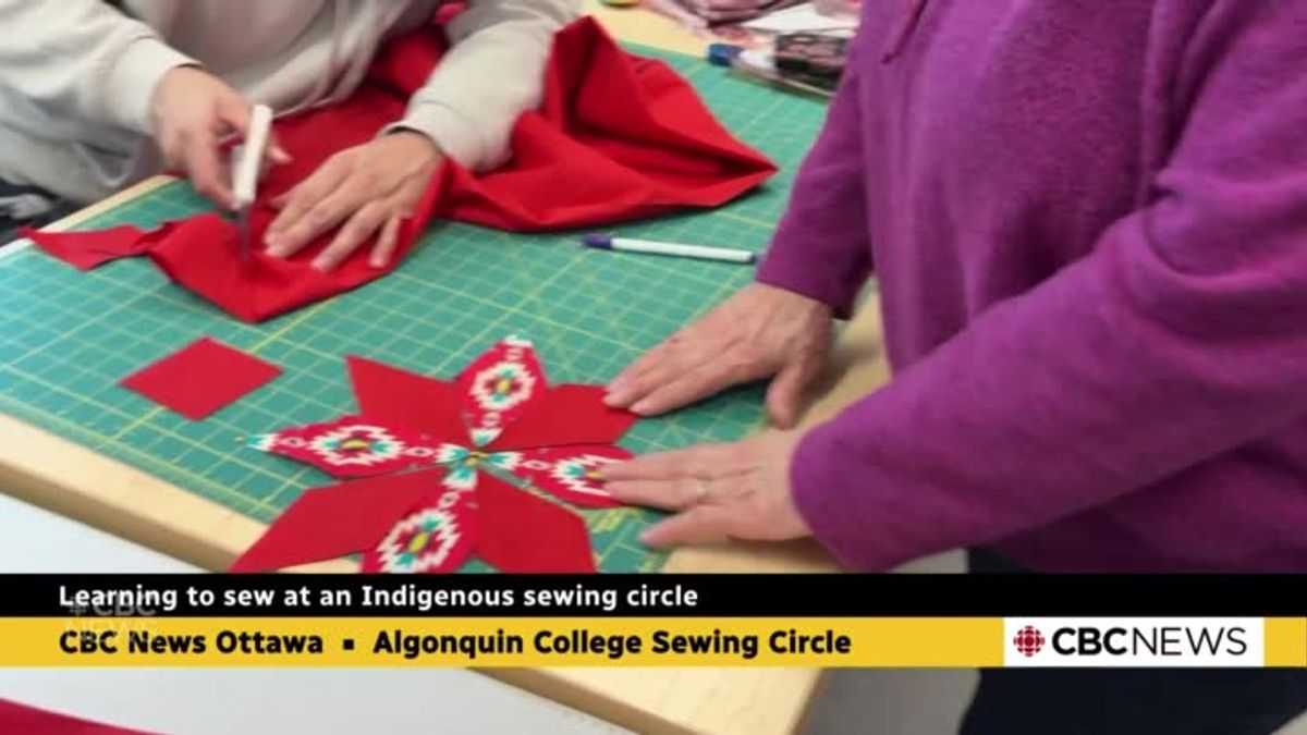 Students learn to sew at Algonquin College Indigenous sewing circle ...