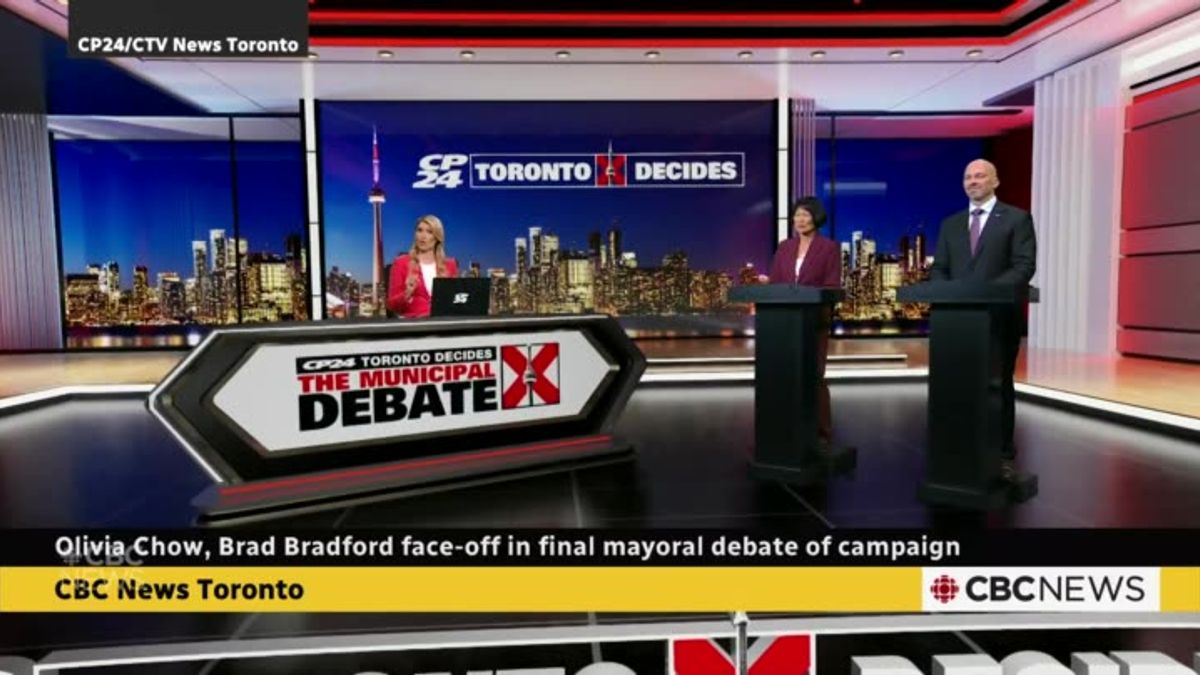 Chow vs. Bradford: Toronto’s final mayoral debate in 3 minutes ...