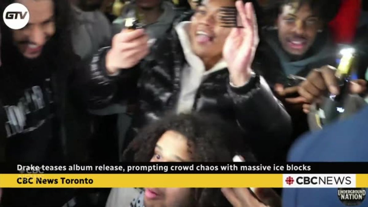 Why Drake is responsible for a massive pile of ice in Toronto ...