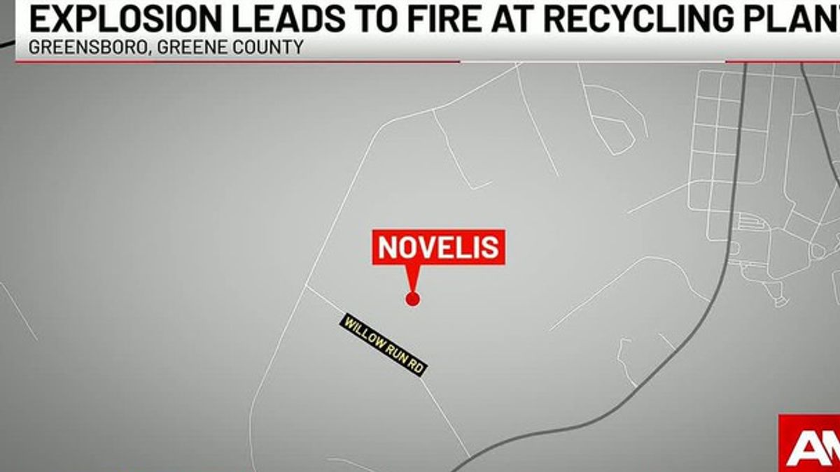 Explosion sparks fire at Novelis recycling plant in Greensboro ...
