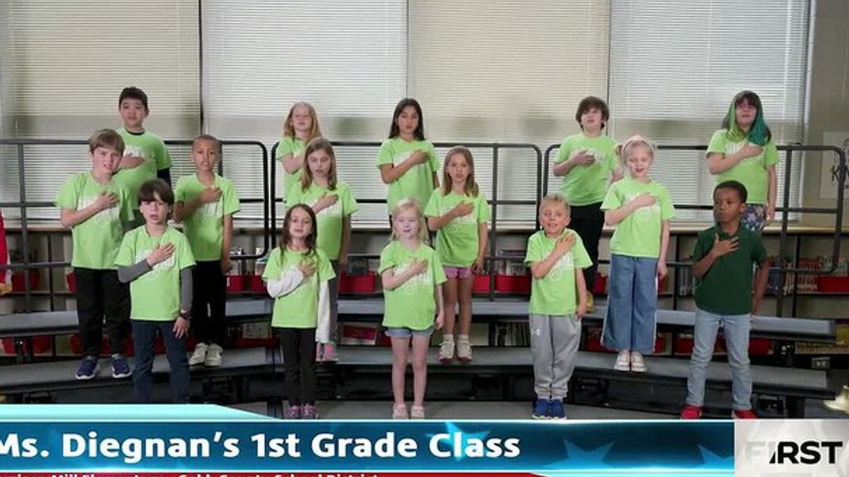 Pledge of Allegiance - Garrison Mill Elementary - Ms. Diegnan’s first ...