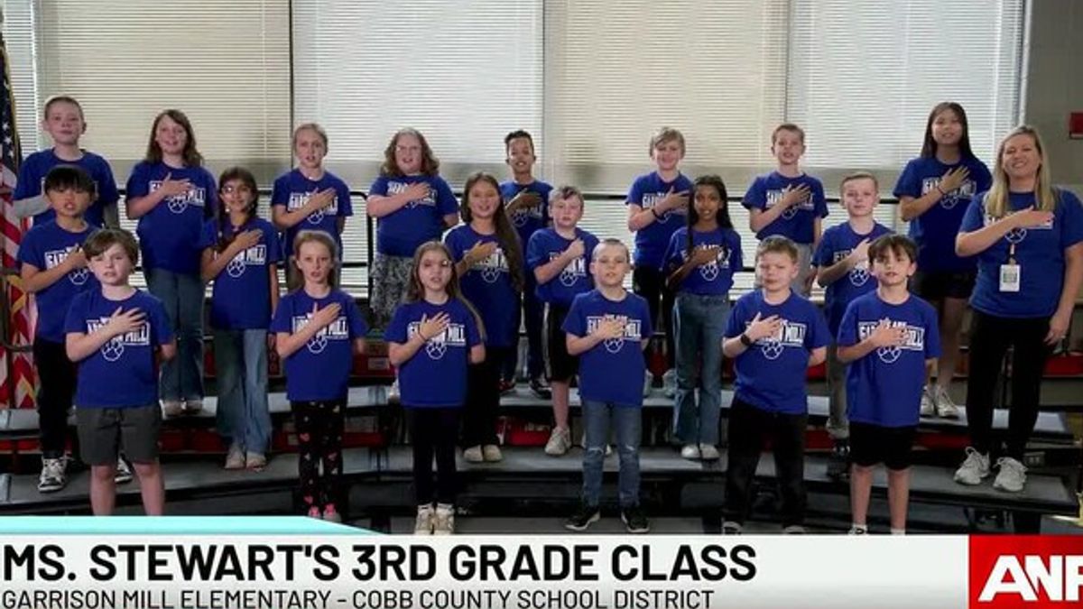 Pledge of Allegiance - Garrison Mill Elementary - Ms. Stewart's 3rd ...