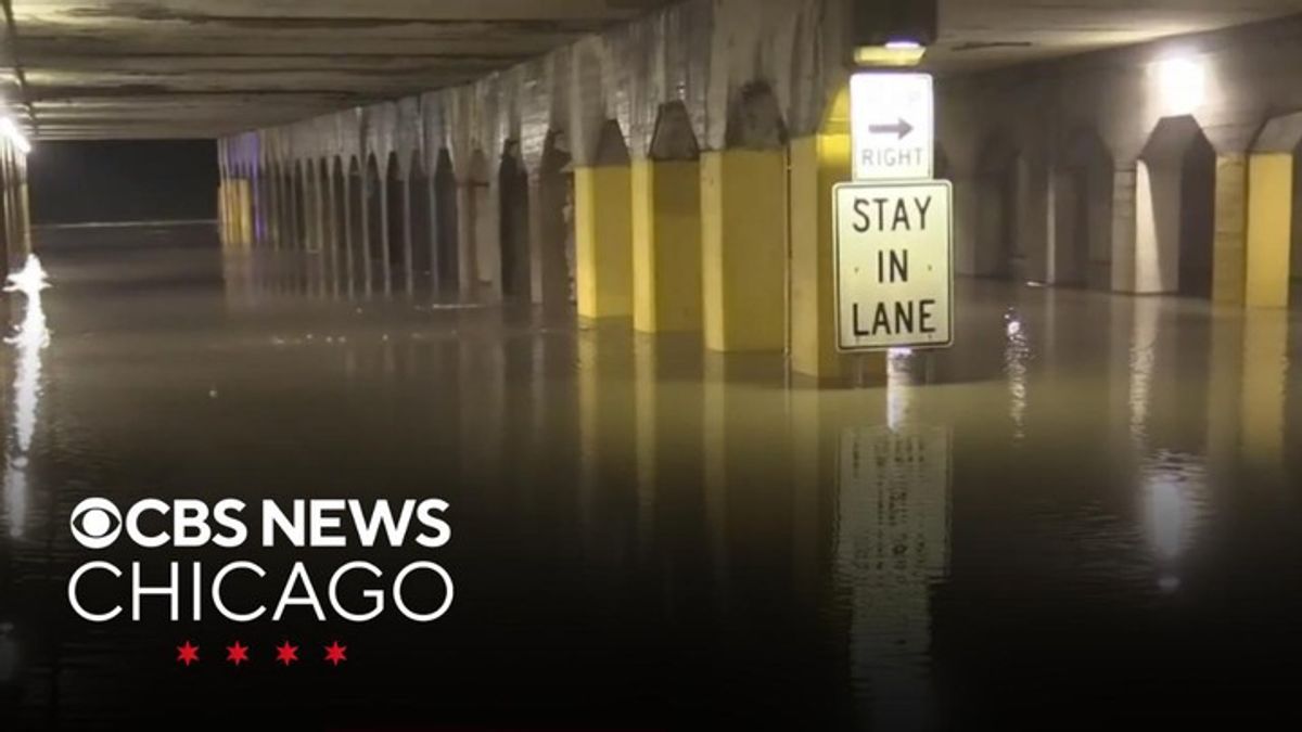 Overnight rain leaves roadways flooding in south Chicago suburbs ...