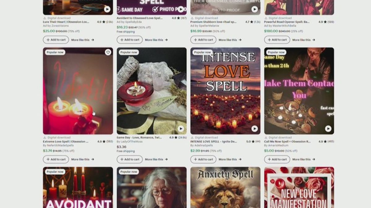 Do you believe in magic? Etsy witches go viral casting spells for money ...