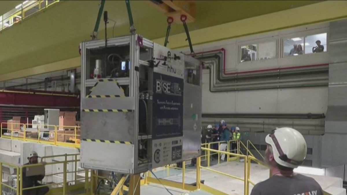Scientists move antimatter for the first time in breakthrough test at ...