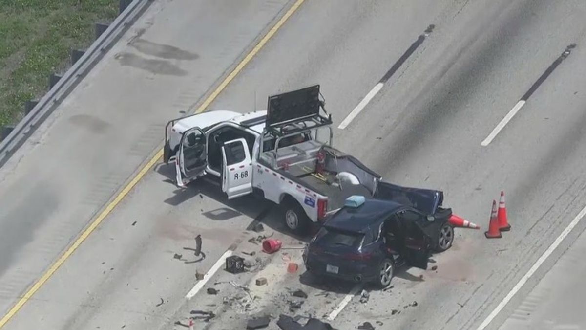 Traffic builds on Sawgrass Expressway in Broward after crash involving ...