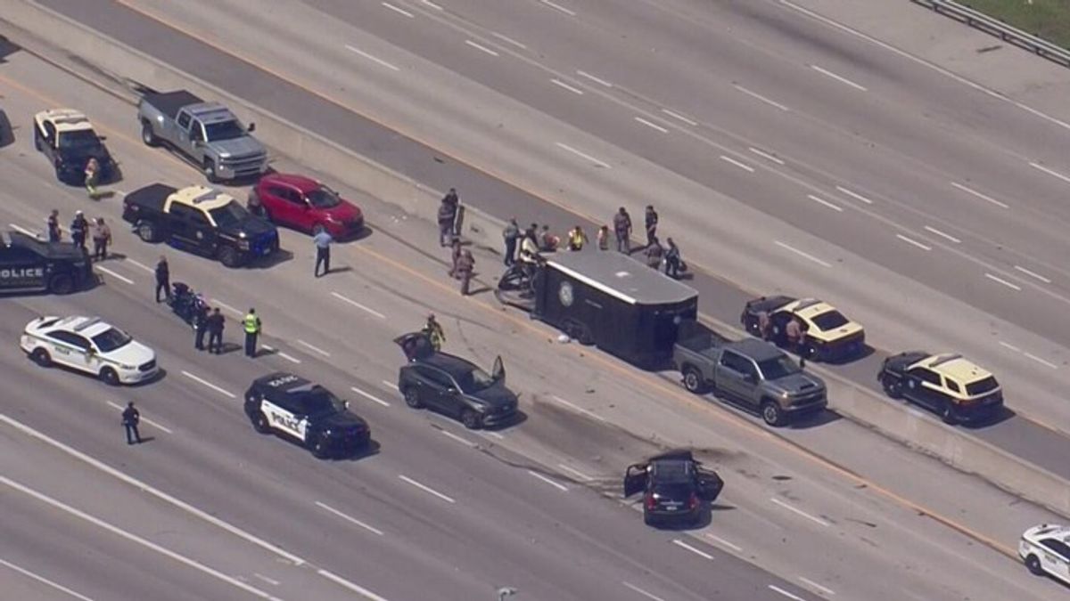 Florida Highway Patrol vehicle involved in crash on Turnpike in Doral ...