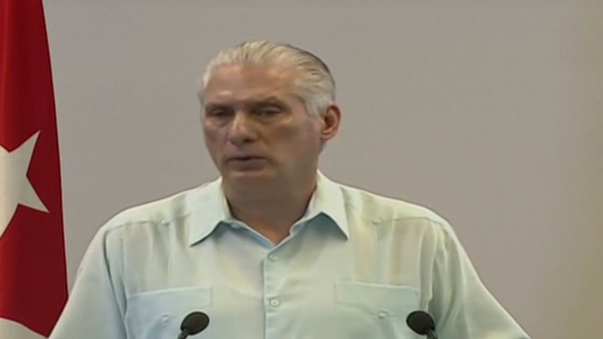 Cuban government in talks with U.S, but President Miguel Diaz-Canel ...