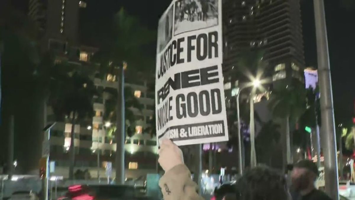 Miami demonstrators call for safety after fatal ICE shooting in ...