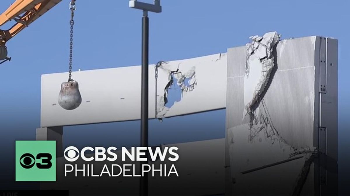 Demolition continues on Philadelphia parking garage after fatal ...