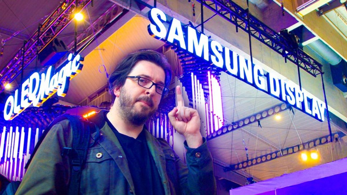 Samsung's Stretchable, Rollable and Foldable Screens Are on Display at ...