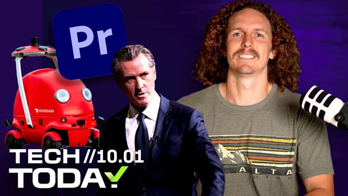 DoorDash Delivery Robots, New Adobe Premiere iPhone App & More | Tech ...