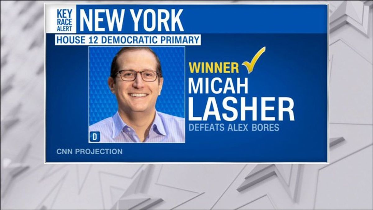 CNN projects Micah Lasher wins NY primary | Haystack News