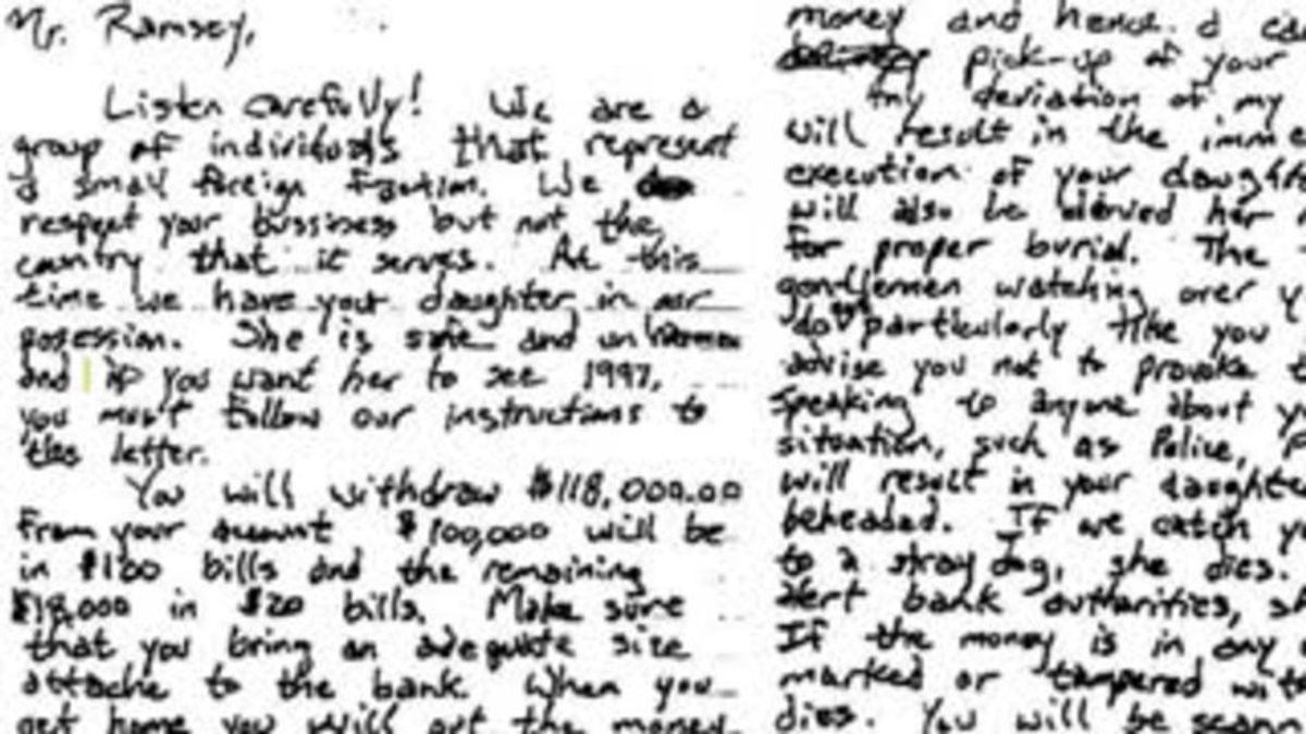 America’s Most Infamous Ransom Notes | Haystack News