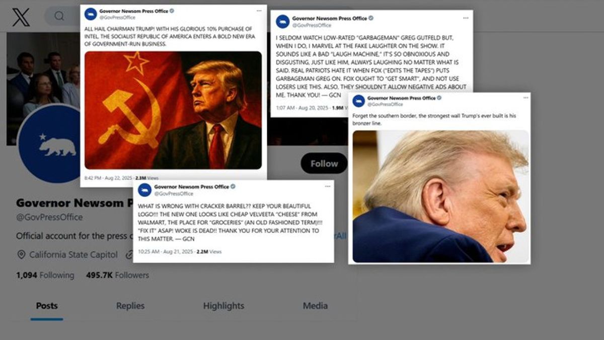 Newsom continues to troll Trump on social media | Haystack News